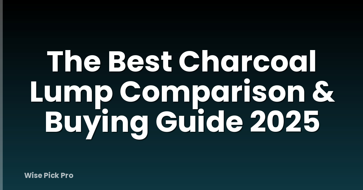 The Best Charcoal Lump Comparison & Buying Guide 2025