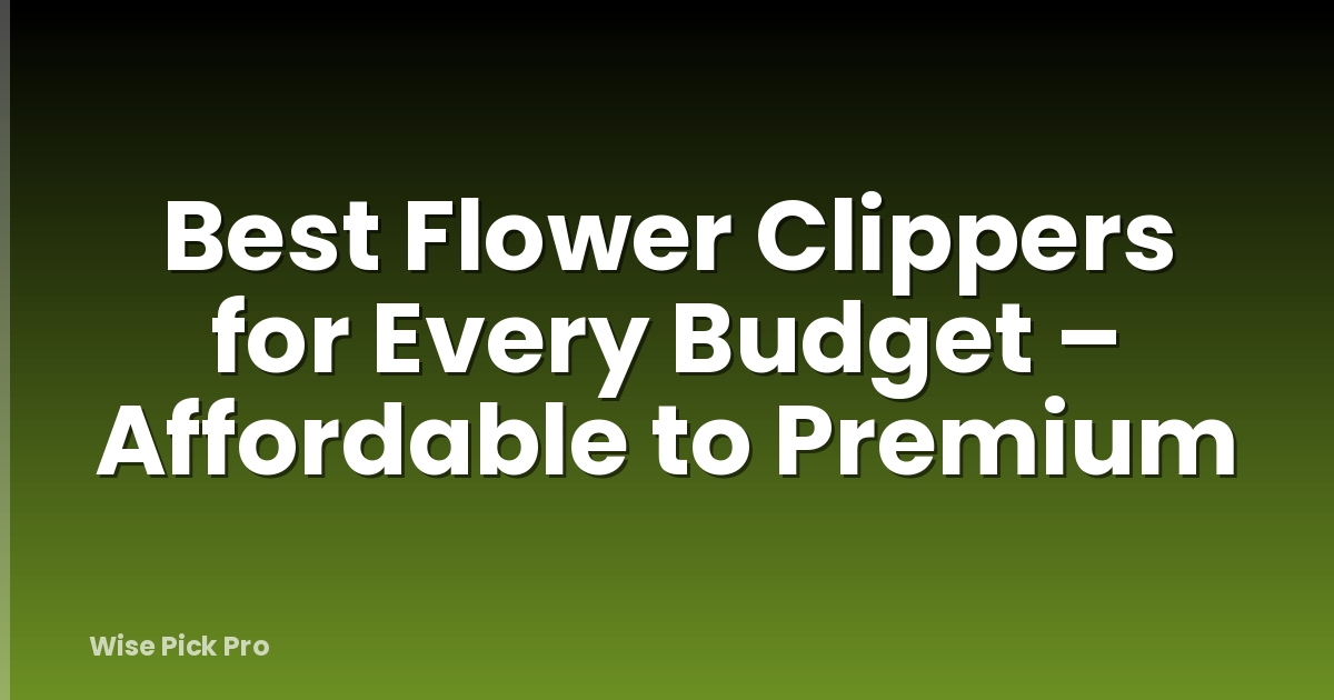 Best Flower Clippers for Every Budget – Affordable to Premium