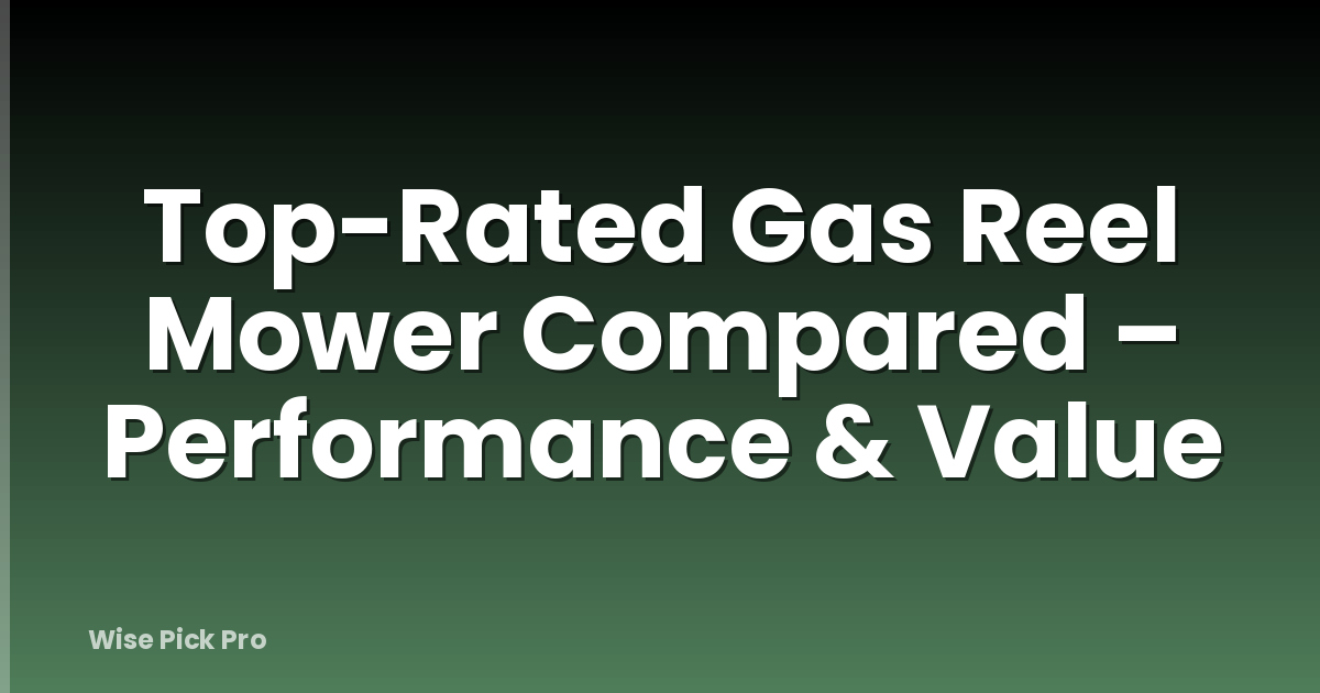 Top-Rated Gas Reel Mower Compared – Performance & Value