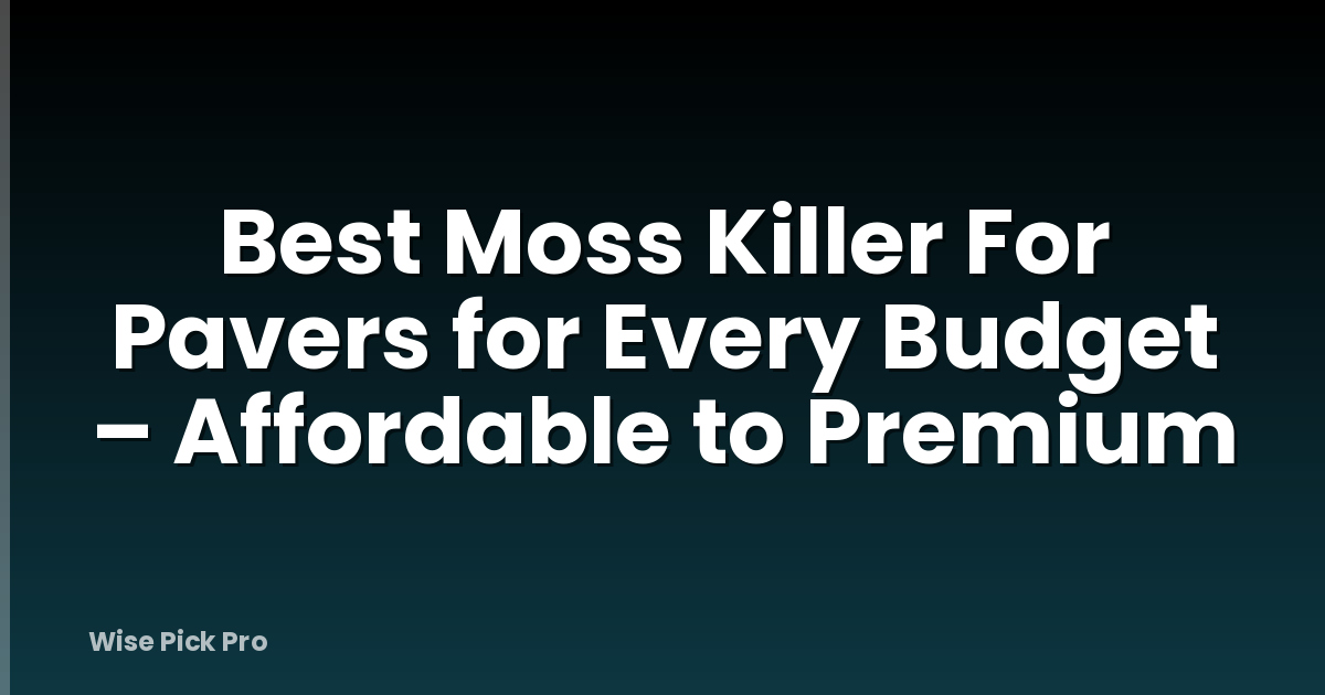 Best Moss Killer For Pavers for Every Budget – Affordable to Premium