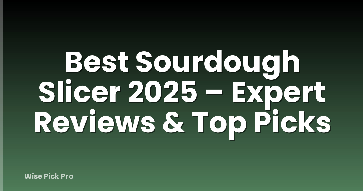 Best Sourdough Slicer 2025 – Expert Reviews & Top Picks